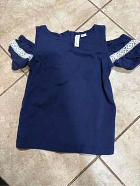 Janie and Jack Navy Blue Crewneck Top